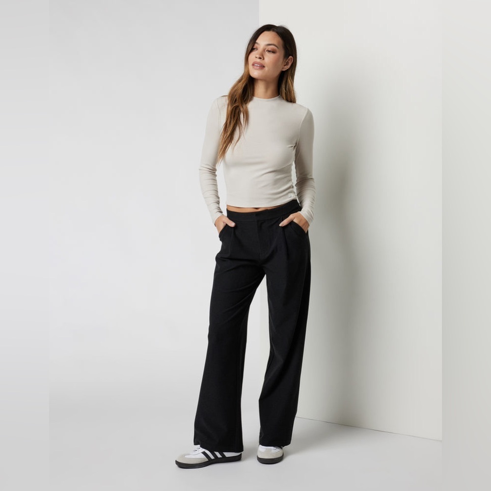 NWT Vuori Elevation Trouser Women's Pants in Black Heather